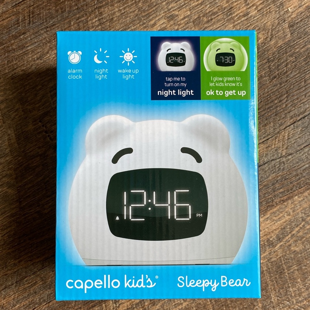 Capello Kid’s Sleepy Bear Alarm Clock